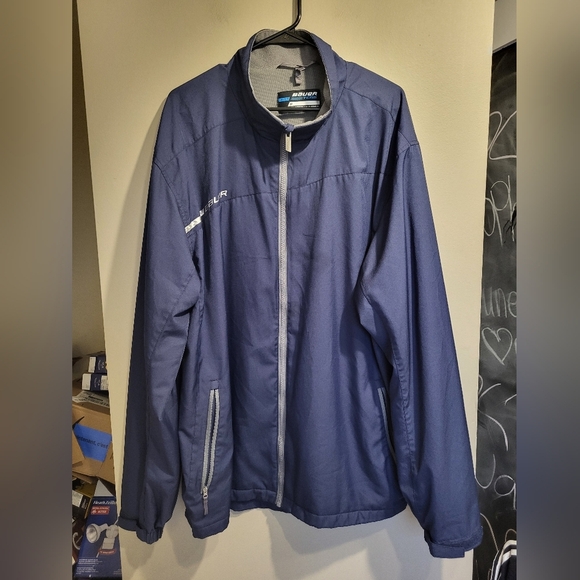 Bauer Men's Navy Windbreaker, Size XXL - Picture 1 of 6
